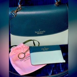 Kate spade purse with small wallet - Green